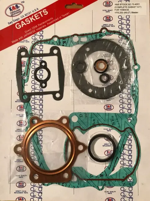 YAMAHA YFS200 1988-2006  Blaster Complete Gasket Kit K&S Technologies 70-4001