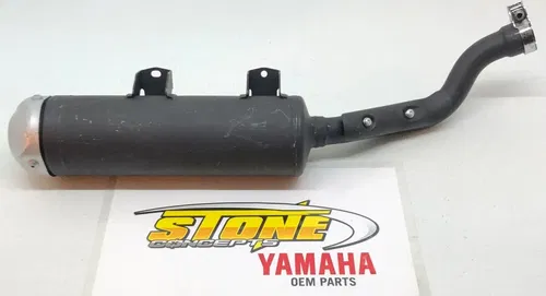 New OEM Yamaha YFZ450R YFZ450X 09-25 Exhaust Pipe Muffler Silencer & Clamp NTO C