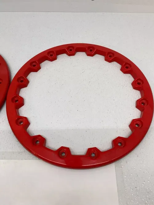 RED OEM CAN-AM OUTLANDER RENEGADE BEADLOCK RING RIM WHEEL 12" MAVERICK XXC 1000