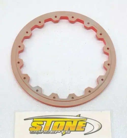 RED OEM CAN-AM OUTLANDER RENEGADE BEADLOCK RING RIM WHEEL 12" MAVERICK XXC 1000