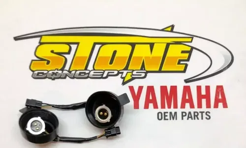 OEM Yamaha Raptor 250 350 700 Headlight Socket Cords Wires Set YFZ450R Wolverine