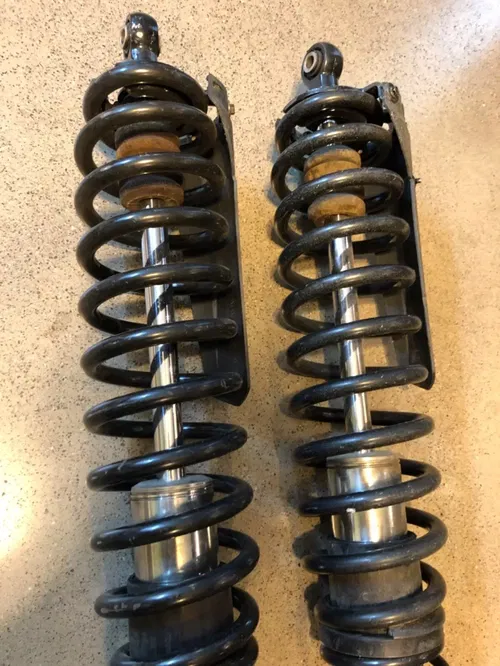 OEM 18+ CAN-AM MAVERICK X3 R TURBO REAR FOX SHOCKS SUSPENSION LEFT RIGHT SET 64"
