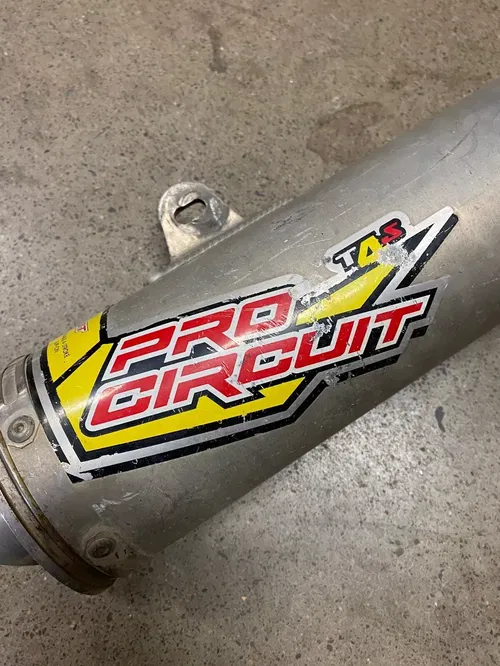 PRO CIRCUIT SLIP ON T4S EXHAUST MUFFLER SILENCER PIPE HONDA TRX450R TRX450ER 06+