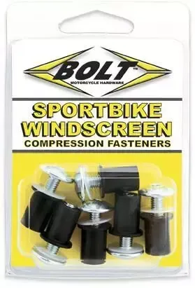 Bolt Sportbike Windscreen Compression Fasteners FAIRINGS HONDA KAWASAKI