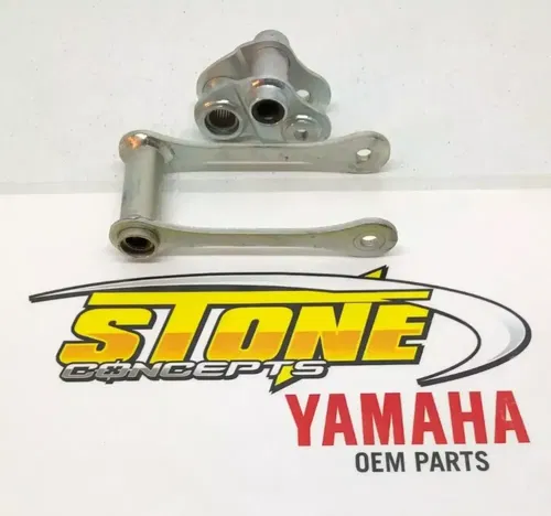 OEM Yamaha 09-24 YFZ450R YFZ450X Rear Shock Linkage Rod Arm Triangle Knuckle New