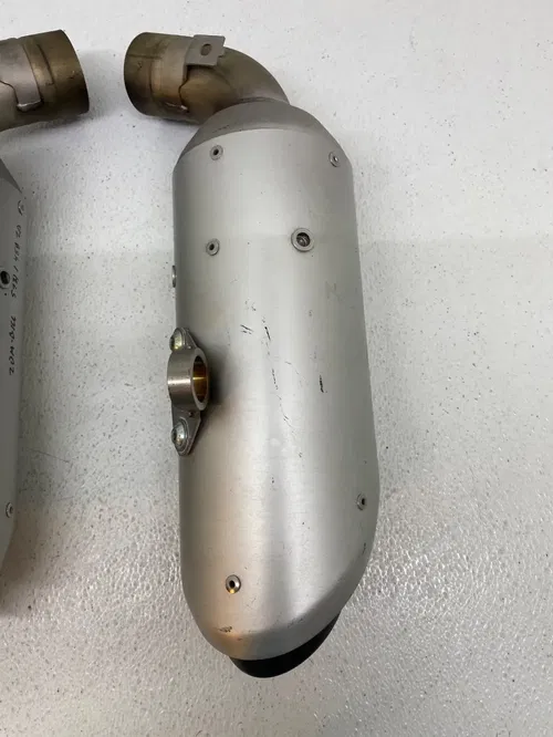 19-21 DUCATI HYPERMOTARD 950 RIGHT & LEFT EXHAUST PIPE MUFFLER SLIP ON SILENCER