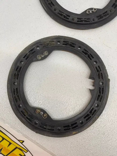 9" SET OF 4 HIPER CARBON FIBER REAR WHEEL BEADLOCK RINGS CF1 TECH3 RINGS KFX D