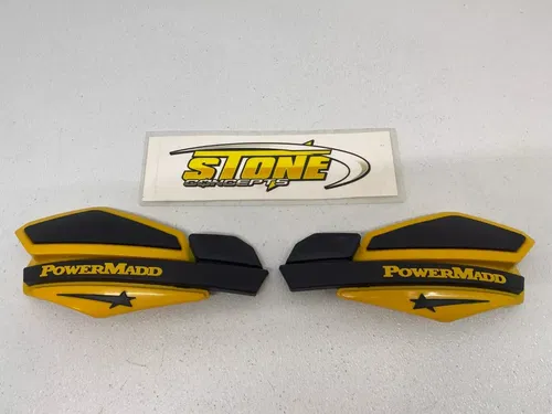Powermadd Star Series Hand Guards Yellow  Honda TRX 250R 300EX 400EX