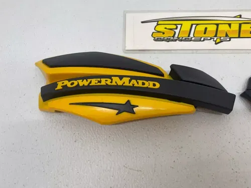 Powermadd Star Series Hand Guards Yellow  Honda TRX 250R 300EX 400EX