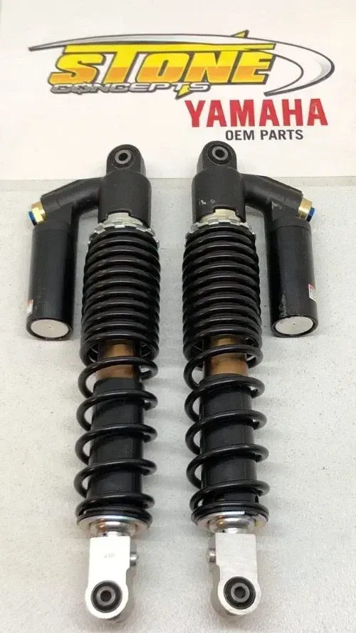 New Genuine OEM Yamaha 2009-2025 YFZ450R Front Shocks Suspension Black YFZ 450R
