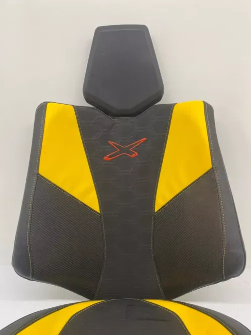 OEM Can-Am Maverick 1000 R X3 Turbo Black Yellow Seat Back Cushion Bottom Can Am