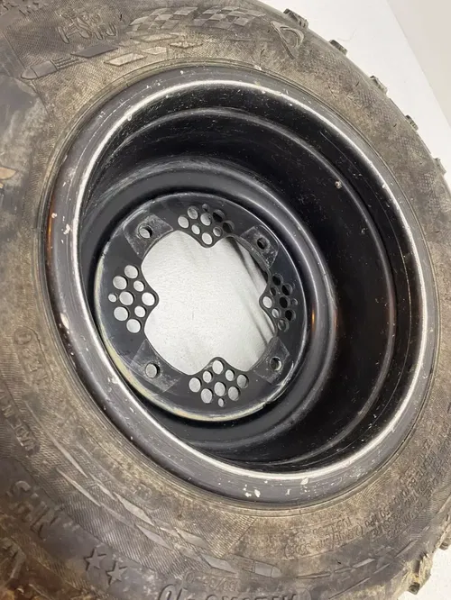 FRONT DWT ROK-OUT WHEELS 10X5 4/1 RAZR MX TIRES YAMAHA YFZ450R BANSHEE RAPTOR