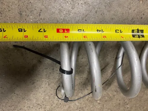 OEM POLARIS RZR RS1 1000 REAR SHOCK SPRING 16" L SILVER