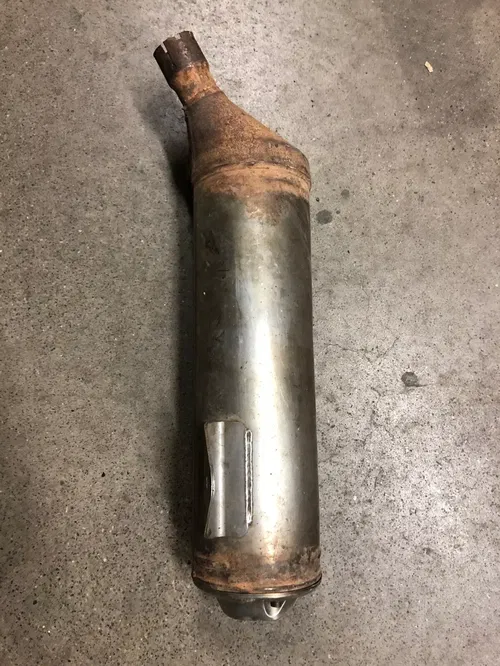 HONDA TRX 450R EXHAUST MUFFLER SILENCER TRX450R 04 05 2004 2005 OEM NO BAFFLE