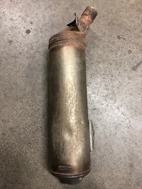 HONDA TRX 450R EXHAUST MUFFLER SILENCER TRX450R 04 05 2004 2005 OEM NO BAFFLE