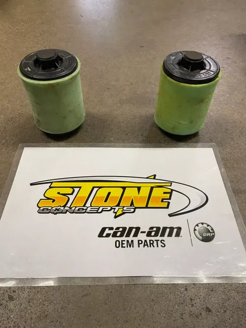 Can-Am ATV OEM Outlander Renegade Air Filter Cartridge 1000 570 650 850 SET OF 2