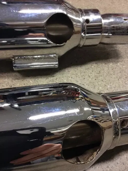 Harley Davidson Softail 2000 FXST Exhaust Slash Mufflers Deluxe
