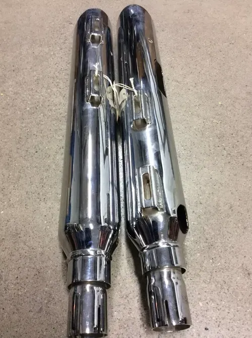 Harley Davidson Softail 2000 FXST Exhaust Slash Mufflers Deluxe