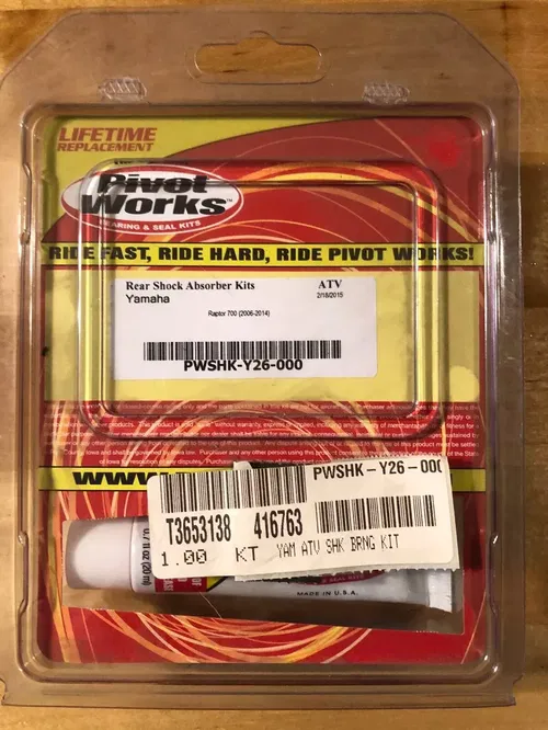 PIVOT WORKS PWSHK-Y26-000 BEARING SEAL SHOCK ABSORBER KIT RAPTOR 700 (2006-14)