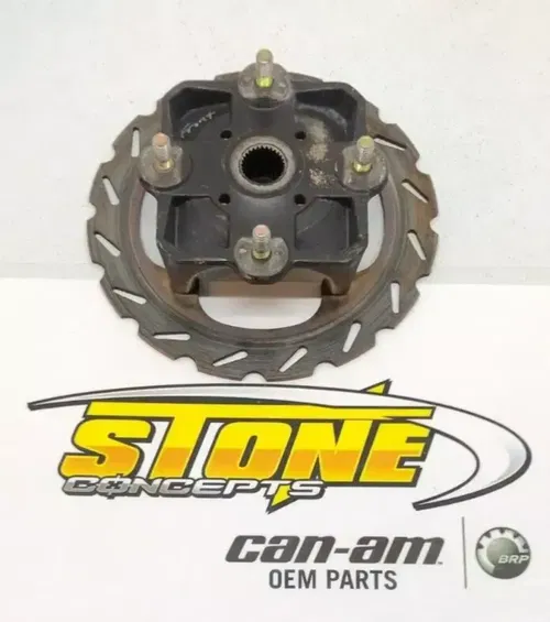 OEM 17-22 Can-Am Maverick X3 Front Rear Wheel Hub & Front Rotor 705502122
