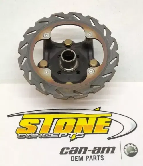 OEM 17-22 Can-Am Maverick X3 Front Rear Wheel Hub & Front Rotor 705502122