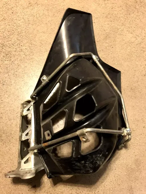 YAMAHA YFZ450R LEFT LH FOOT PEG HEEL GUARD 2014-2015-2016 14-15-16 20 22