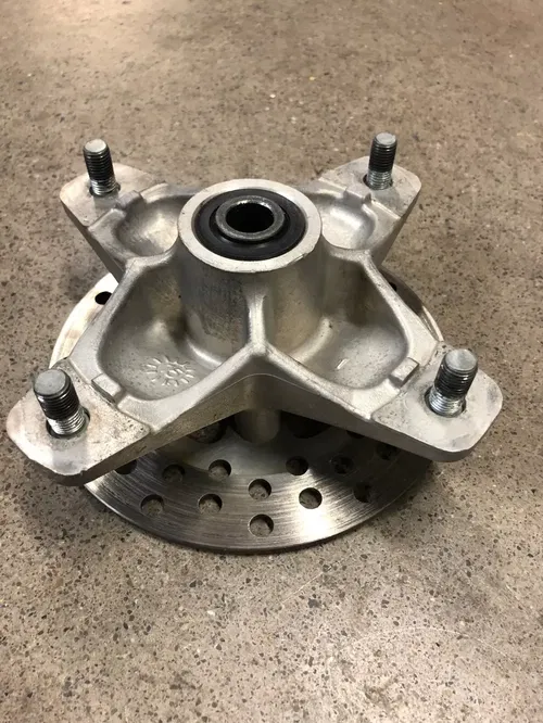 OEM YAMAHA YFZ450X YFZ450R YFZ450 R X YFZ 450 FRONT WHEEL HUBS ROTORS LOW HOURS