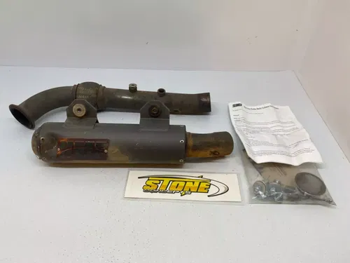 HMF Can-Am Maverick X3 2017-2022 Gun Metal Big Core Full EXHAUST PIPE MUFFLER