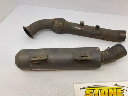 HMF Can-Am Maverick X3 2017-2022 Gun Metal Big Core Full EXHAUST PIPE MUFFLER
