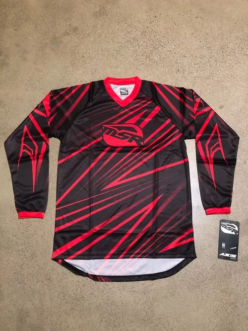 MSR M12 AXXIS RED BLACK JERSEY ADULT MENS SIZES S M L 2XL SMALL MEDIUM LARGE