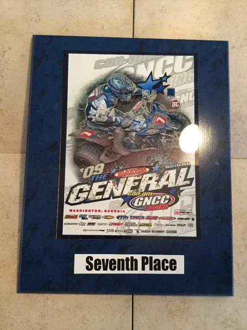 CAN-AM ATV MAXXIS GNCC RACING PLAQUE AWARD LAEGER'S TRX250R YFZ450R 250R 450R