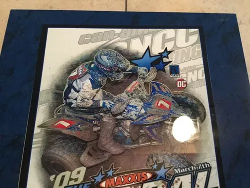 CAN-AM ATV MAXXIS GNCC RACING PLAQUE AWARD LAEGER'S TRX250R YFZ450R 250R 450R