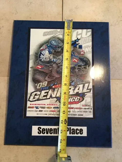 CAN-AM ATV MAXXIS GNCC RACING PLAQUE AWARD LAEGER'S TRX250R YFZ450R 250R 450R