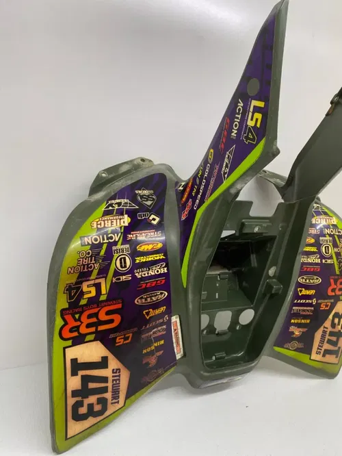Honda TRX90 TRX 90 x 90x TRX90X Green OEM Plastic Fenders Front Rear Set Tank