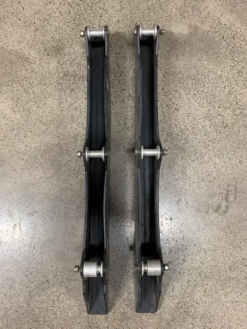 PLASTIC REAR TRAILING ARM ROCK GUARD SLIDERS POLARIS RZR1000XP RZR1000 1000XP XP