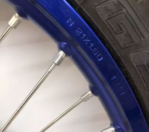 OEM YAMAHA 23 2023 YZ250F YZ 250F 21" FRONT WHEEL 21X1.60 TIRE MX33 80/100-21
