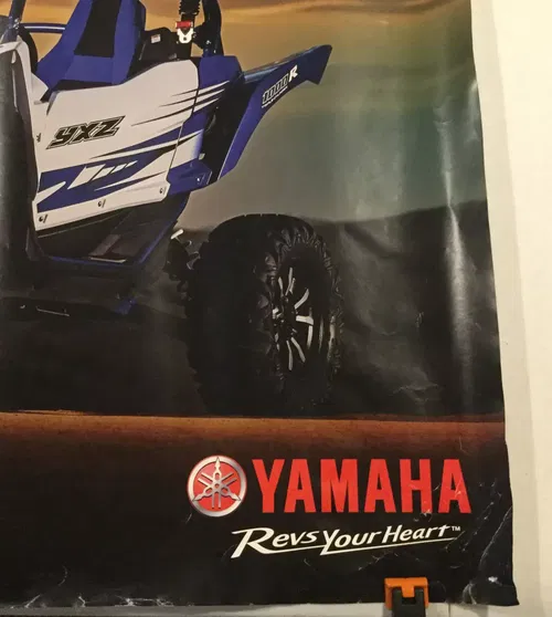 YAMAHA YXZ1000R YXZ 1000R SIDE-BY-SIDE WALL POSTER BANNER GARAGE SHOP SIGN 3X2