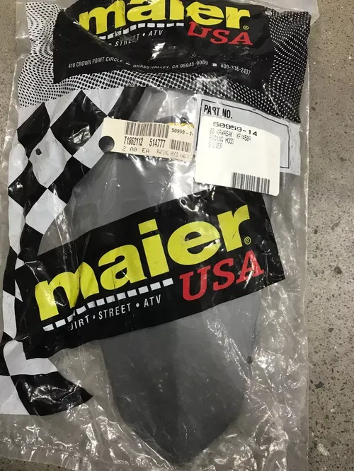 MAIER KAWASAKI KFX450R KFX 450R FRONT FENDER SILVER NOSE HOOD PLASTIC 08+