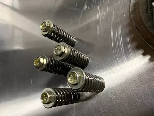 2009 09 KAWASAKI KX250F KX 250F CLUTCH BASKET HUB PRESURE PLATE SPRINGS PLATES
