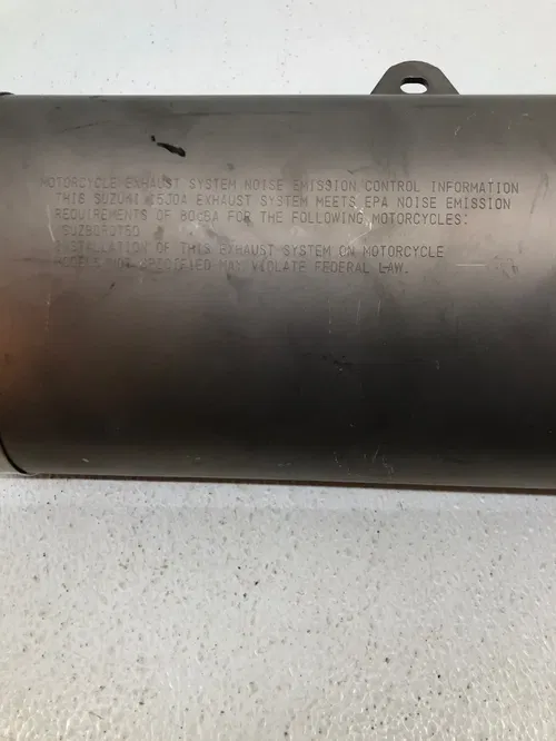 OEM Suzuki Muffler Exhaust Pipe Slip-On GSX-R750 2011-2024 14310-15J00-H01