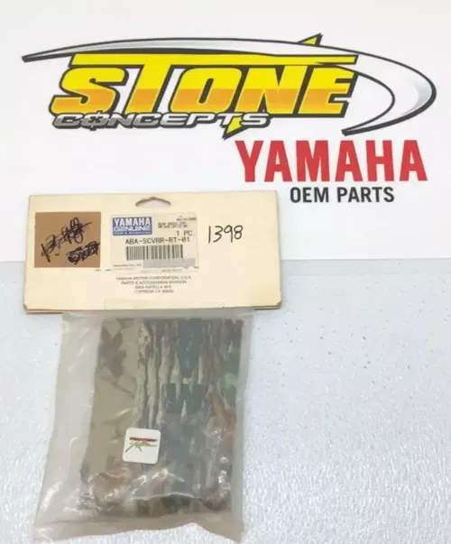 OEM YAMAHA Rear Shock Cover 2000 00 Kodiak Grizzly Big Bear CAMOUFLAGE CAMO