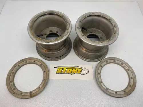 Douglas DWT 9" Rear Beadlock Wheels 3+5 Offset Honda Suzuki Kawasaki 4/110 9x8