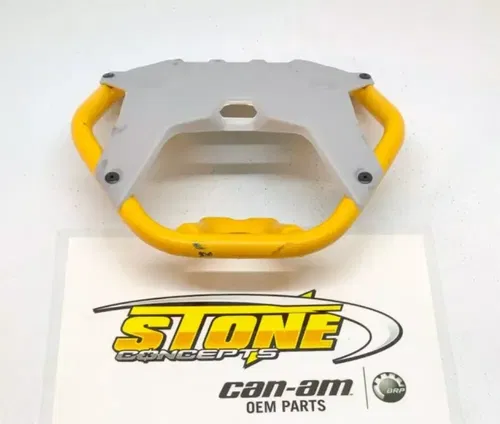 New OEM Can-Am Renegade 1000 XXC Front Bumper Guard Skid Plate Metal 2023 Yellow