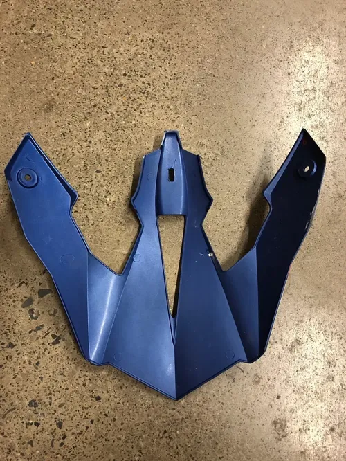 JUST1 J14 REPLACEMENT HELMET PEAK VISOR LINE BLUE MX MOTORCYCLE DIRT BIKE