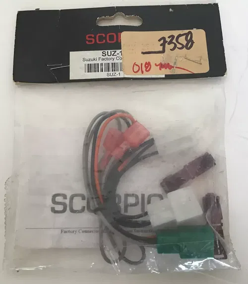 Scorpio Suzuki ALARM Factory Connector Kit BANDIT 1200 GS500 GSXR750 HAYABUSA