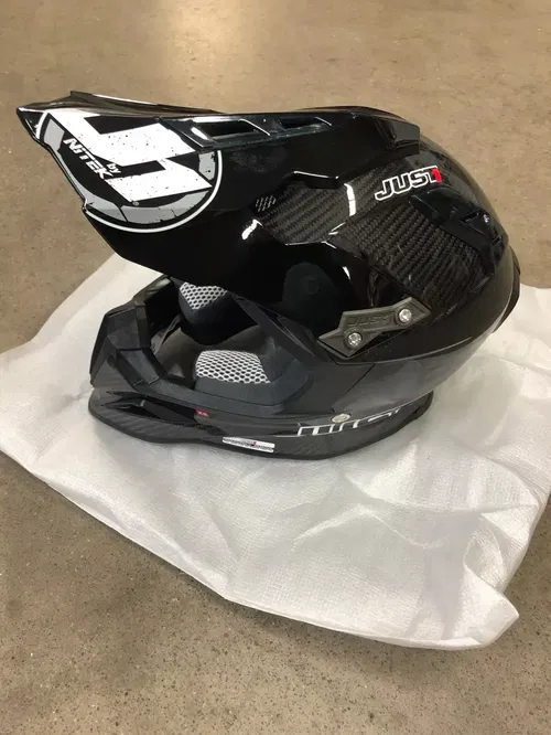 JUST1 J12 SOLID CARBON HELMET BLACK EXTRA SMALL XS J1J388BKCBXS MOTORCYCLE ATV