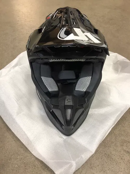 JUST1 J12 SOLID CARBON HELMET BLACK EXTRA SMALL XS J1J388BKCBXS MOTORCYCLE ATV