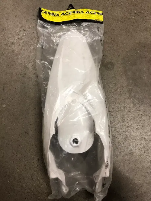 ACERBIS WHITE REAR FENDER KTM 350 EXC-F EXC 500 12-15 2012-2015 PLASTIC