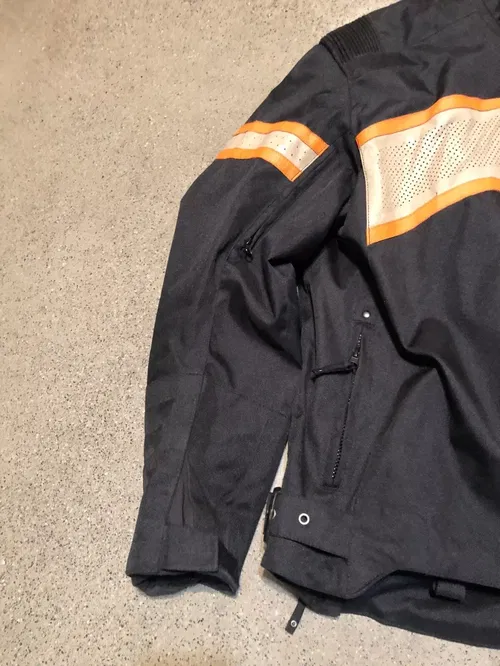 Speed And Strength Textile Jacket Size Mens Large Orange Black