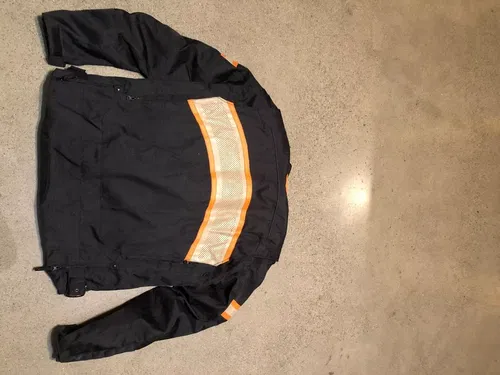 Speed And Strength Textile Jacket Size Mens Large Orange Black